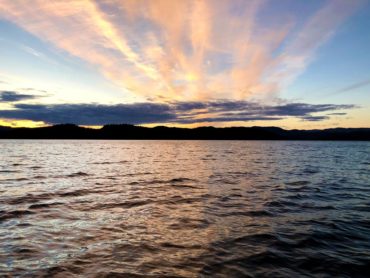 thorne bay sunset